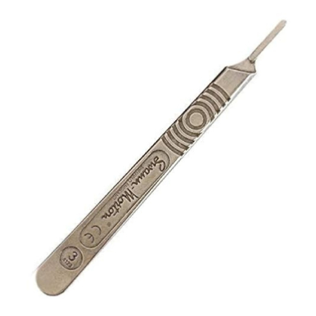 Swann Mortons Scalpel Handle No 3 for blades 10 (1)