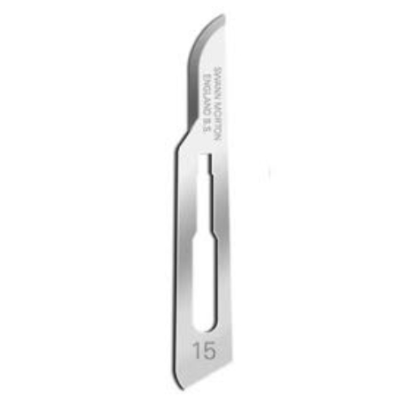 Swann-Morton® #15 Sterile Surgical Blades